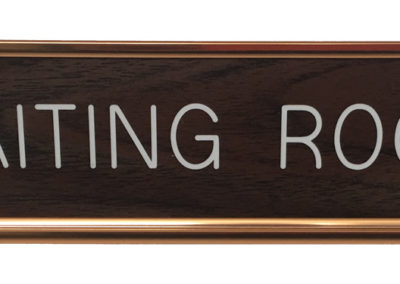 Table Name Plate